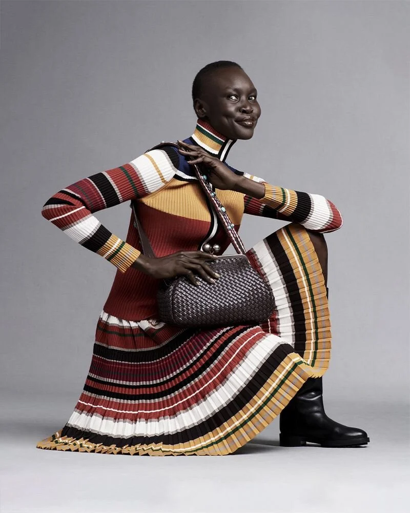 Alek Wek's Design Artistry in FW 2021 Weekend Max Mara Collab